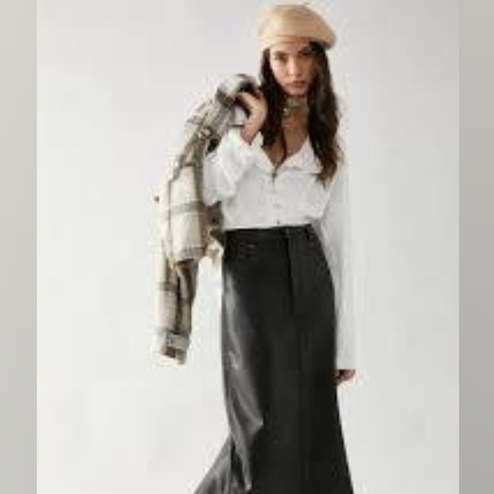 Free People City Slickers Skirt